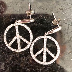 Swarovski Peace Earrings